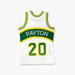 Seattle SuperSonics Gary Payton 1994 White Swingman Jersey