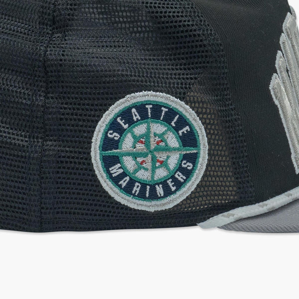 Seattle Mariners Grey Script "Golfer" Trucker Snapback