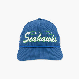 Seattle Seahawks Royal Script Corduroy Hitch Snapback