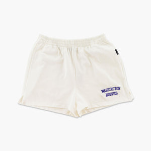 Washington Huskies Women's White Track Shorts