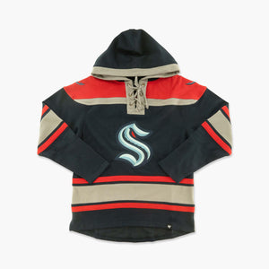 Seattle Kraken Red October Lacer Hoodie