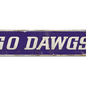 Washington Huskies: Go Dawgs - Hardboard Plaque