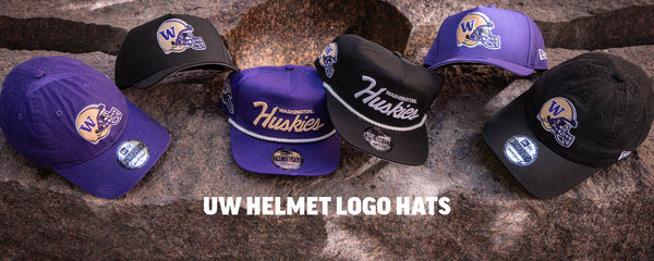 UW HELMET LOGO HATS