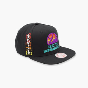 Seattle SuperSonics Pinwheel Of Fortune Deadstock Snapback – Simply Seattle
