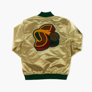 Seattle SuperSonics Gold Standard Bomber Jacket