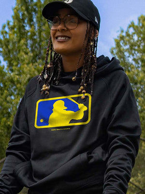 Simply Originals Apparel - Model Wearing Kid Logo City Connect Hoodie