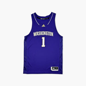 Washington Huskies Purple Basketball Jersey