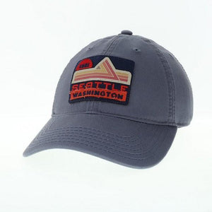 Box View Slate Blue Seattle Adjustable Hat