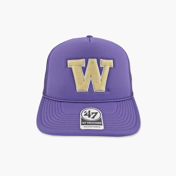 Washington Huskies Purple Foam Trucker Hat