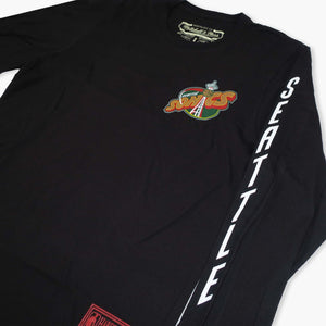 Seattle SuperSonics Classic Space Needle Long Sleeve Shirt