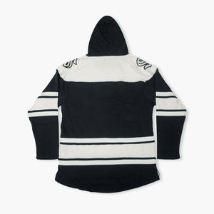 Seattle Kraken Black & White Superior Lacer Hoodie