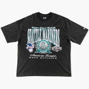 Seattle Mariners Navy Vintage Oversized T-Shirt