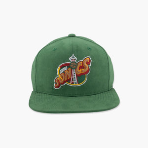 Seattle SuperSonics Space Needle Suede Snapback