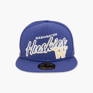 Washington Huskies Script Side Patch Fitted Hat