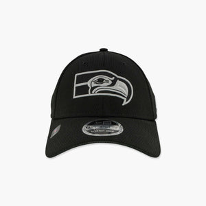 Seattle Seahawks Black & White Throwback Stretch Fit Snapback