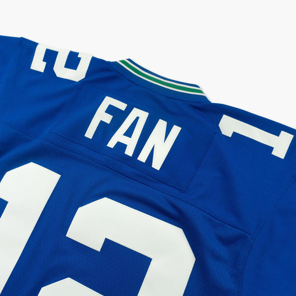 Seattle Seahawks Throwback Blue 12th Fan Throwback Jersey