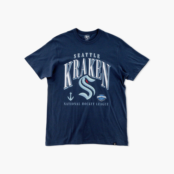 Seattle Kraken Atlas Blue Crease T-Shirt