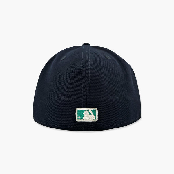 Seattle Mariners Navy Script Fitted Hat