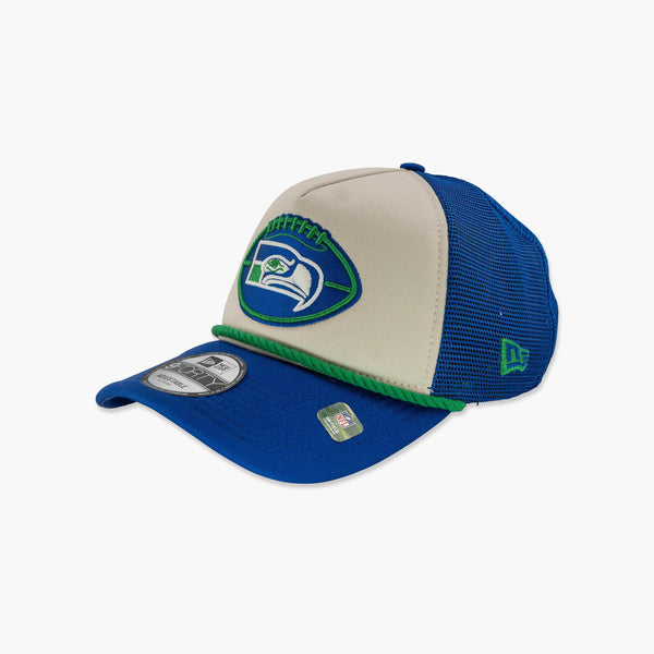 Seattle Seahawks 2024 Sideline History A-Frame Trucker Hat