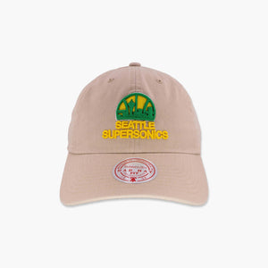 Seattle SuperSonics Khaki Skyline Adjustable Hat