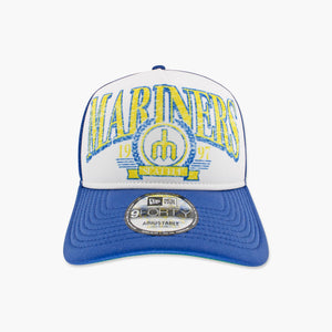 Seattle Mariners Throwback Distressed Trucker Hat