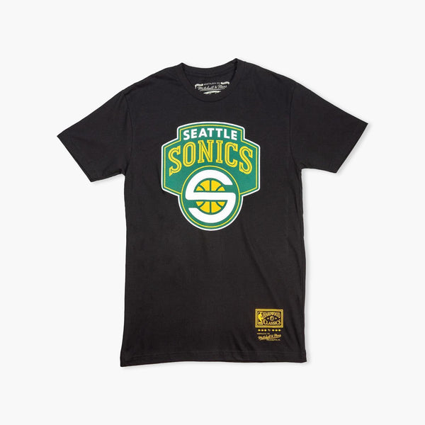 Seattle SuperSonics Black "S" Logo Premium T-Shirt