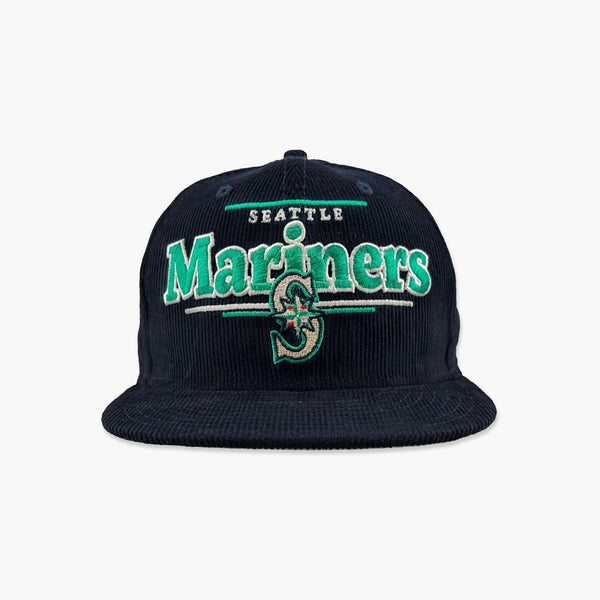 Seattle Mariners Navy Statement Corduroy Snapback