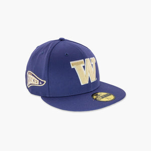 Washington Huskies Primary Logo Est. 1861 Pennant Fitted Hat