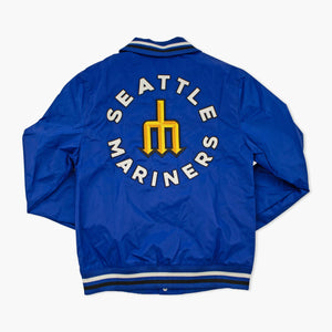 Seattle Mariners New Era City Connect Nylon Bullpen Jacket