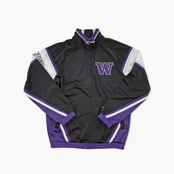 Washington Huskies Starter Black Track Jacket