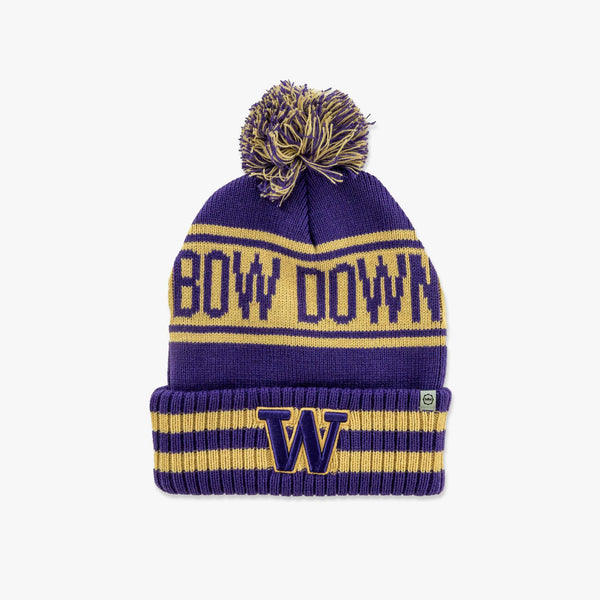 Washington Huskies Rally Time Cuff Pom Beanie