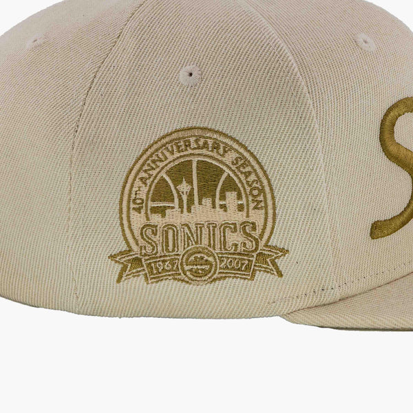 Seattle SuperSonics Sandstone Script Snapback