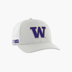 Washington Huskies Big Ten Grey Trucker Hat