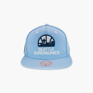 Seattle SuperSonics Skyline Blue Madness Snapback