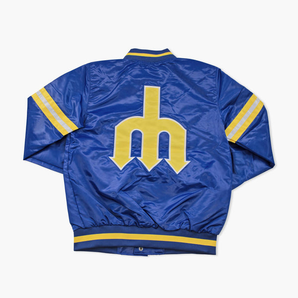 Seattle Mariners Starter Royal Blue Satin Jacket