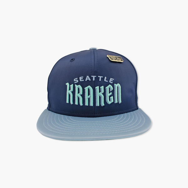 Seattle Kraken Satin Fitted Hat