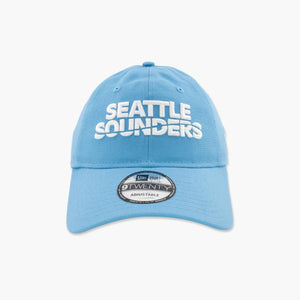 Seattle Sounders Light Blue Wordmark Adjustable Hat