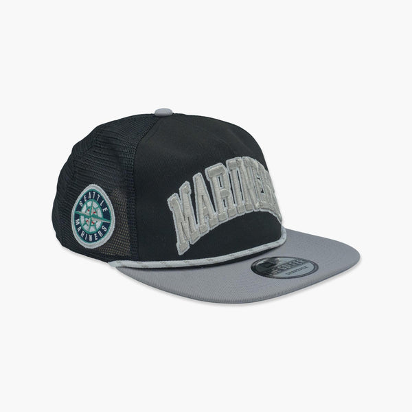 Seattle Mariners Grey Script "Golfer" Trucker Snapback