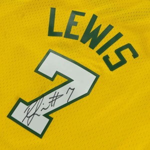 AUTOGRAPHED By Rashard Lewis - Seattle SuperSonics 2003 Rashard Lewis Alternate Jersey