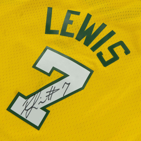 AUTOGRAPHED By Rashard Lewis - Seattle SuperSonics 2003 Rashard Lewis Alternate Jersey