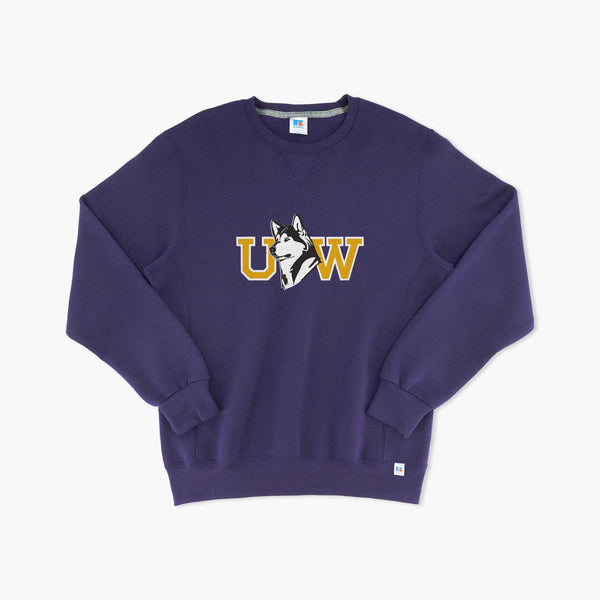 Washington Huskies Dubs Up Purple Crewneck