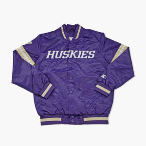 Washington Huskies Starter Purple Satin Jacket