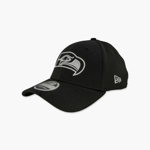 Seattle Seahawks Black & White Throwback Stretch Fit Snapback