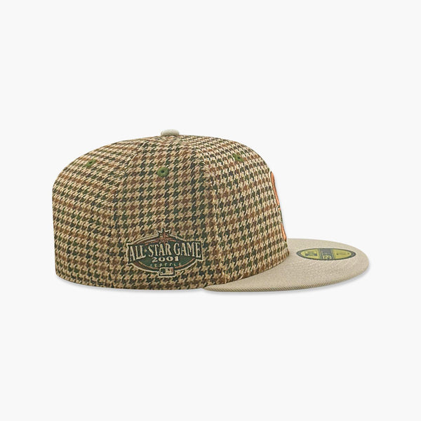 Seattle Mariners Plaid Houndstooth Fitted Hat