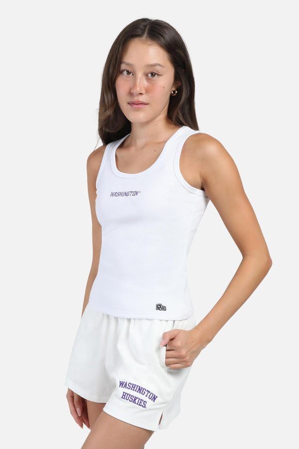 Washington Huskies Women's White MVP Tanktop