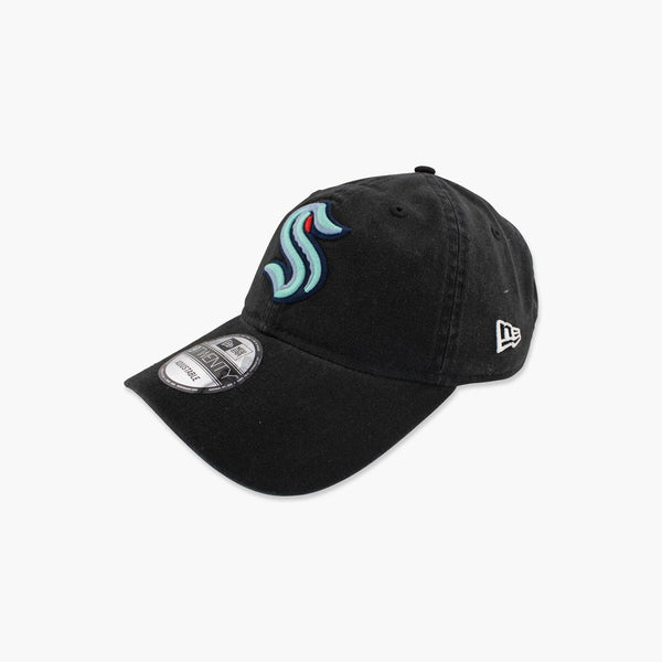 Seattle Kraken Black Adjustable Hat