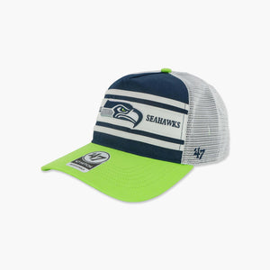 Seattle Seahawks Navy Wave Hitch Trucker Hat