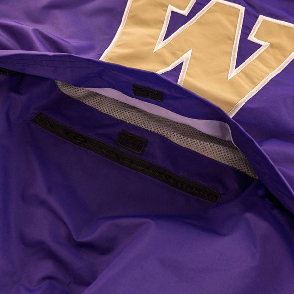 Washington Huskies Purple Logo Windbreaker Jacket