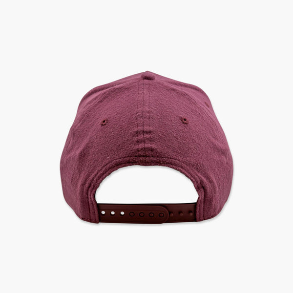 Seattle Mariners Moleskin Crown Maroon A-Frame Snapback