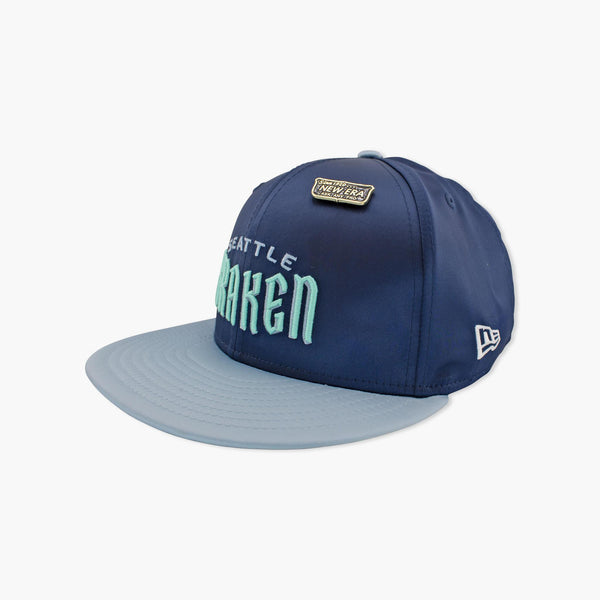 Seattle Kraken Satin Fitted Hat